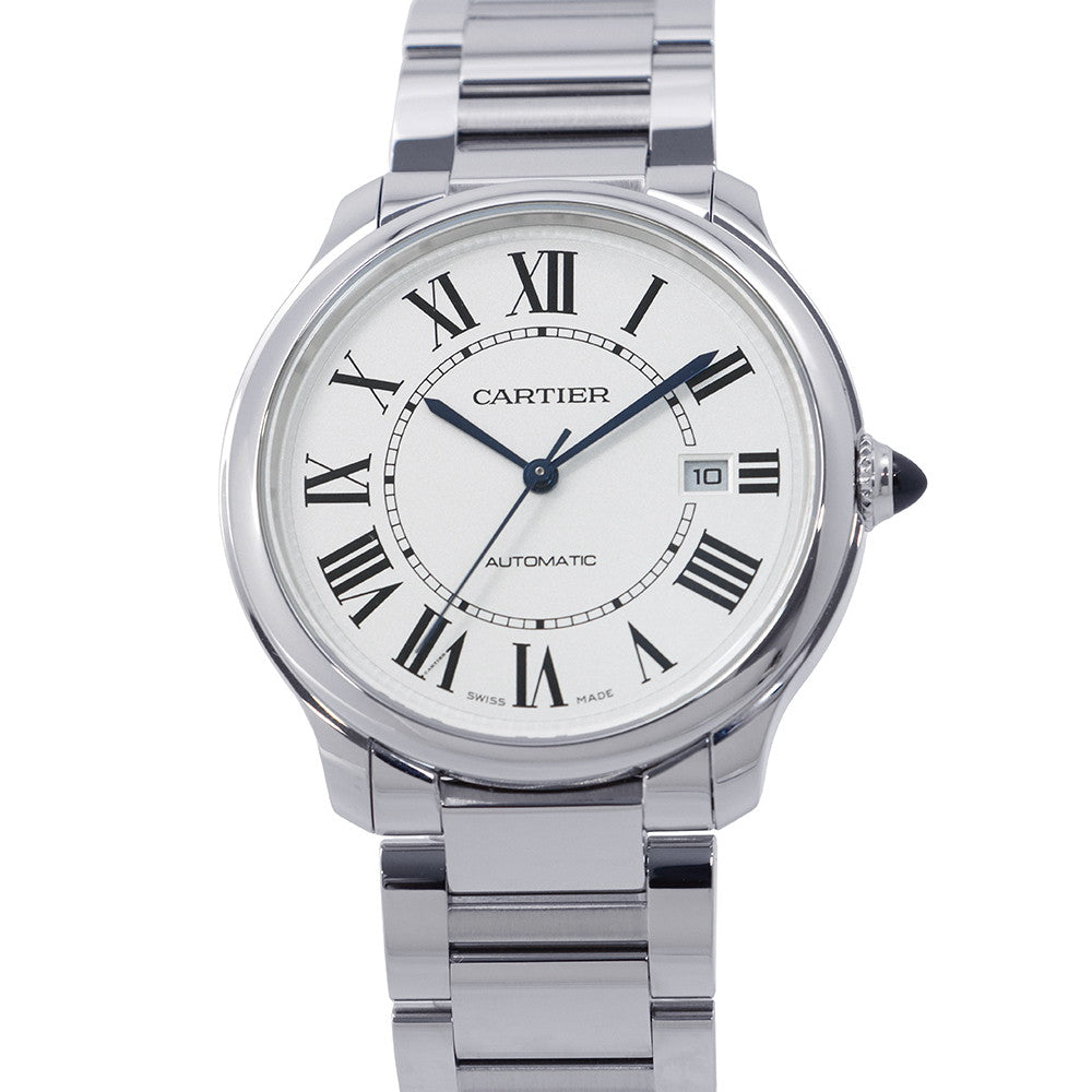 CARTIER Ronde Must de Cartier Online Exclusive W40mm Stainless Steel Silver DialWSRN0035