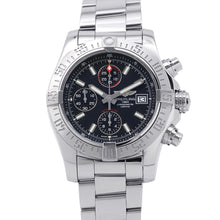 将图像加载到图库查看器中，BREITLING Avenger 2 W43mm Stainless Steel Black DialA13381
