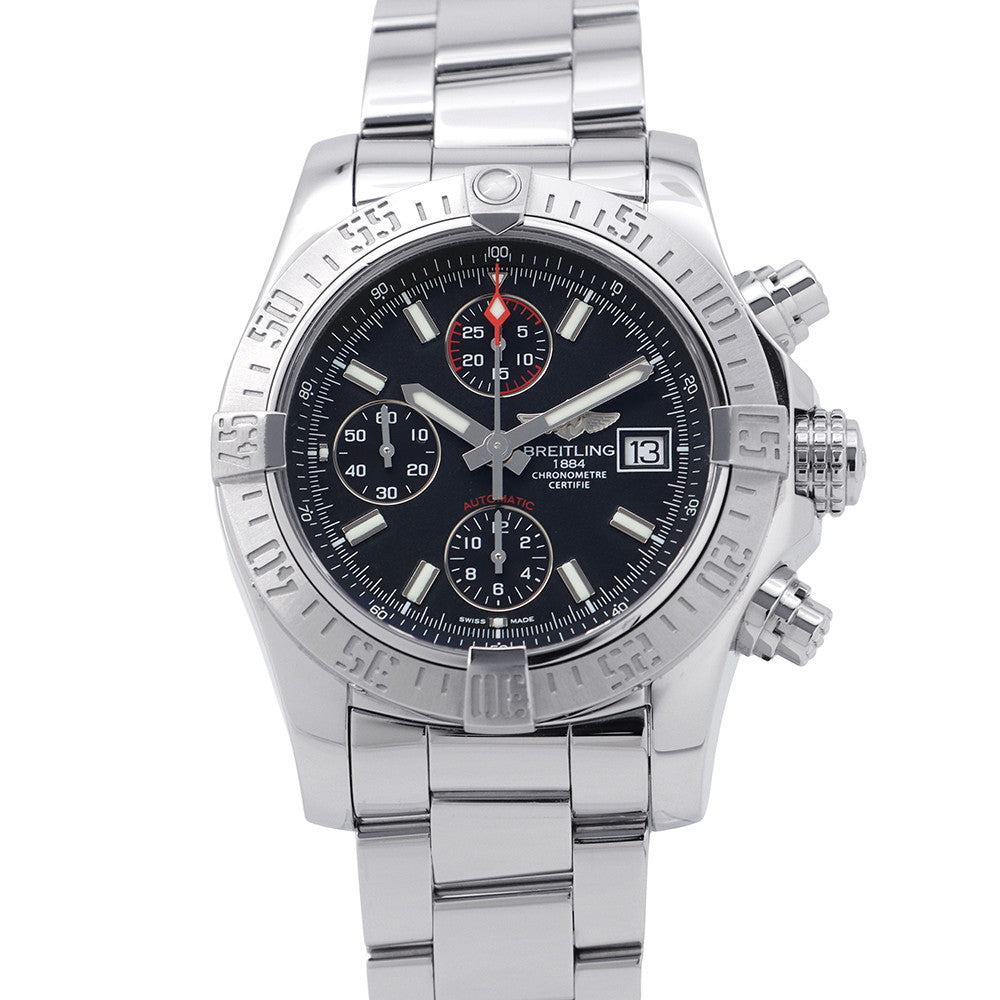 BREITLING Avenger 2 W43mm Stainless Steel Black DialA13381