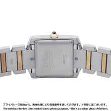 将图像加载到图库查看器中，CARTIER Tank francaise LM H32mm×W27.8mm Stainless Steel YG Silver DialW51005Q4
