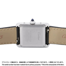 Load image into Gallery viewer, CARTIER tank mast SM W22mm×H29.5mm Stainless Steel Leather Silver DialWSTA0042
