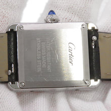 Load image into Gallery viewer, CARTIER tank mast SM W22mm×H29.5mm Stainless Steel Leather Silver DialWSTA0042
