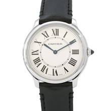 将图像加载到图库查看器中，CARTIER Rondo Mast W36mm Stainless Steel Leather Silver DialWSRN0031
