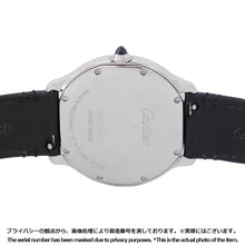 将图像加载到图库查看器中，CARTIER Rondo Mast W36mm Stainless Steel Leather Silver DialWSRN0031
