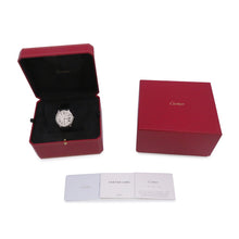 将图像加载到图库查看器中，CARTIER Rondo Mast W36mm Stainless Steel Leather Silver DialWSRN0031
