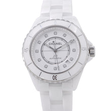 将图像加载到图库查看器中，CHANEL J12 W38mm Stainless Steel Ceramic WhiteLacquer DialH5705
