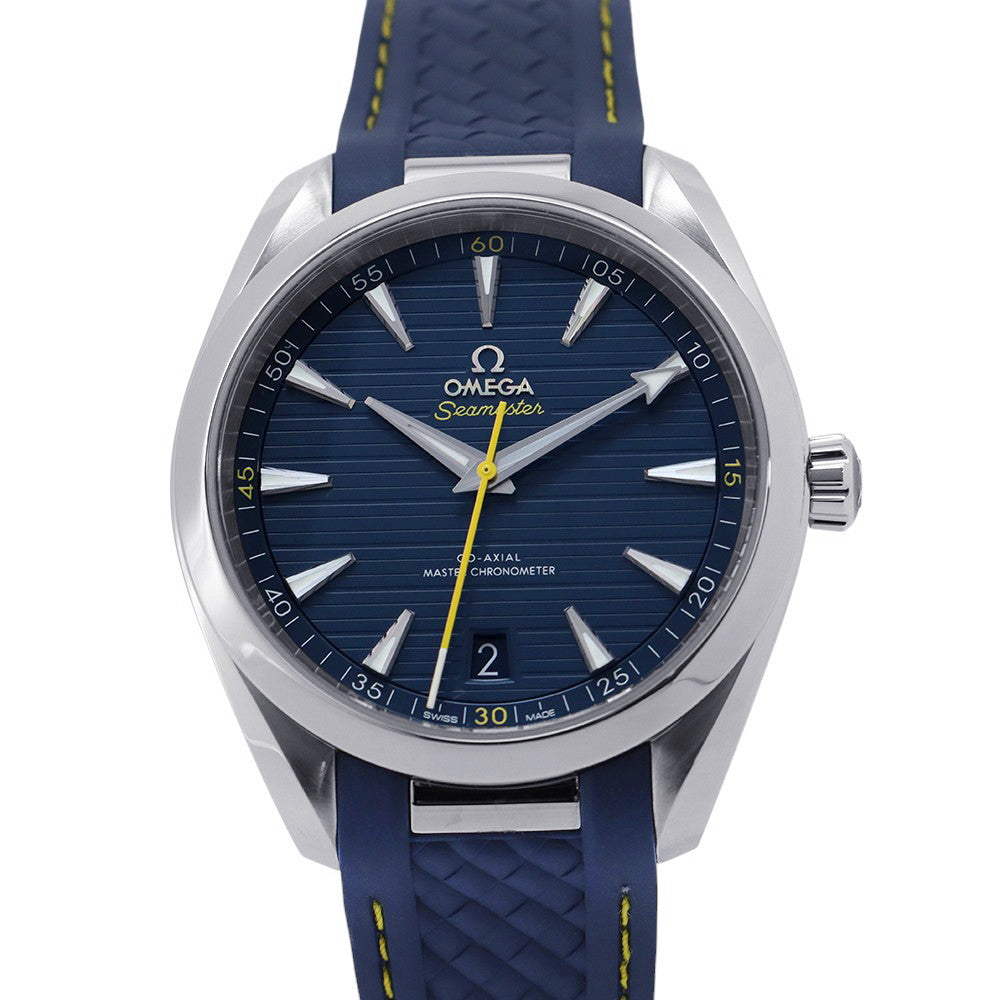 OMEGA Seamaster Aqua Terra 150M W41mm Stainless Steel Rubber Blue Dial220.12.41.21.03.009