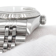 Load image into Gallery viewer, ROLEX Datejust W26mm Stainless Steel K18WG Black Dial79174G
