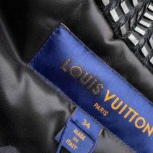 将图像加载到图库查看器中，LOUIS VUITTON Short zip-up jumper Size 34 Black/Silver1AAXI4 Polyester100%

