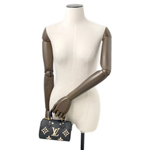 将图像加载到图库查看器中，LOUIS VUITTON Nano Speedy Noir/BeigeM81456 Monogram Empreinte Leather
