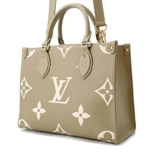 将图像加载到图库查看器中，LOUIS VUITTON Onthego khaki cremeM46647 Monogram Empreinte Leather Size PM
