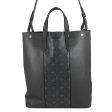 将图像加载到图库查看器中，LOUIS VUITTON City Tote NoirM30431 Monogram Eclipse Taiga Leather
