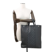 将图像加载到图库查看器中，LOUIS VUITTON City Tote NoirM30431 Monogram Eclipse Taiga Leather
