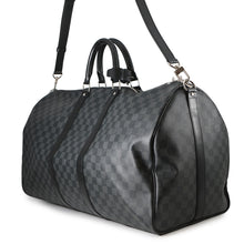 Load image into Gallery viewer, LOUIS VUITTON Keepall Bandouliere NoirN41413 Damier Graphite Size 55
