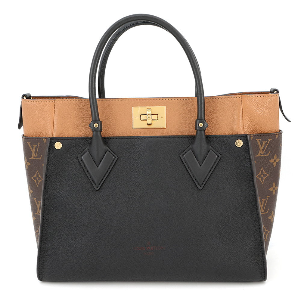 LOUIS VUITTON On My Side NoirM53823 Monogram Calf Leather Size MM