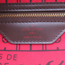 将图像加载到图库查看器中，LOUIS VUITTON Neverfull RedN51109 Damier Ebene Canvas Size PM

