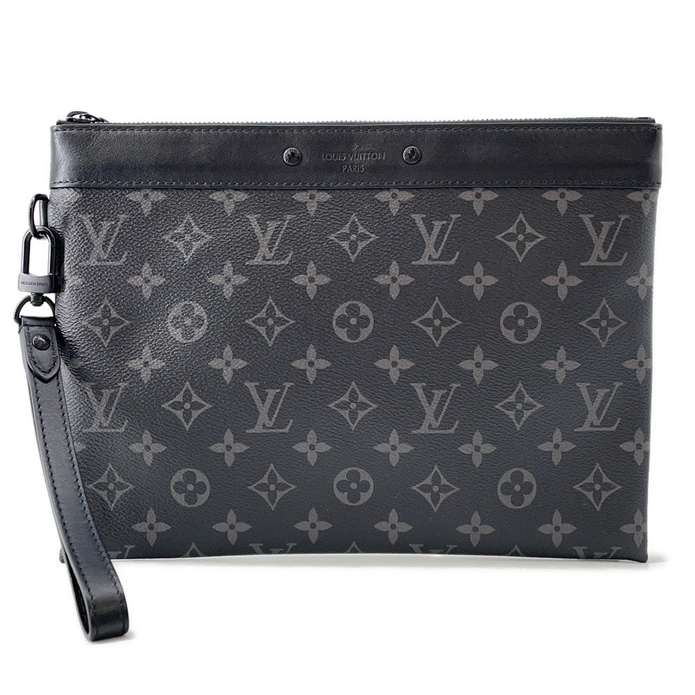 LOUIS VUITTON Pochette to Go NoirM81569 Monogram Eclipse
