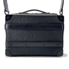 将图像加载到图库查看器中，LOUIS VUITTON Handle ・ Soft Trunk NoirM59163 Monogram Taurillon Leather
