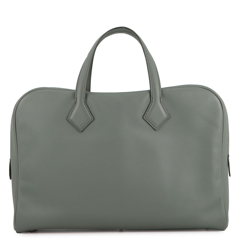 HERMES Victoria 2 12H Vert Amand Evercolor