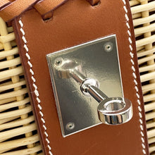 Load image into Gallery viewer, HERMES Kelly Picnic Natural/Fauve Rattan Barenia Leather Size 35

