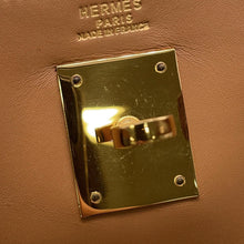 将图像加载到图库查看器中，HERMES Kelly Retourne Natural Chamonix Leather Size 32
