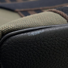 将图像加载到图库查看器中，HERMES Pur Sangle Vert Bronze/Black/Ebene Toile Military Taurillon Clemence Sangle Woolly
