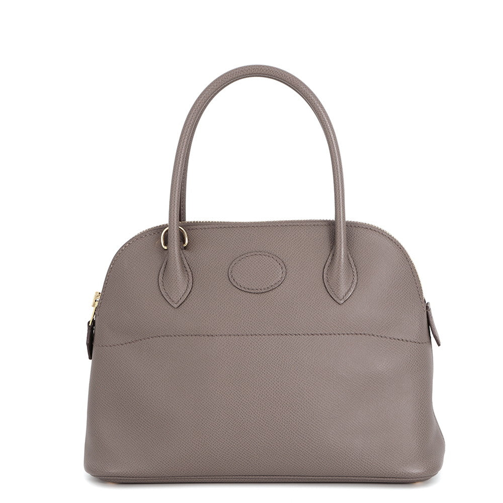 HERMES Bolide Etain Epsom Size 27