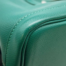 将图像加载到图库查看器中，HERMES Garden Party Vert Jade Epsom Size TPM
