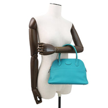 Load image into Gallery viewer, HERMES Bolide Blue Paon Swift Leather Size 27
