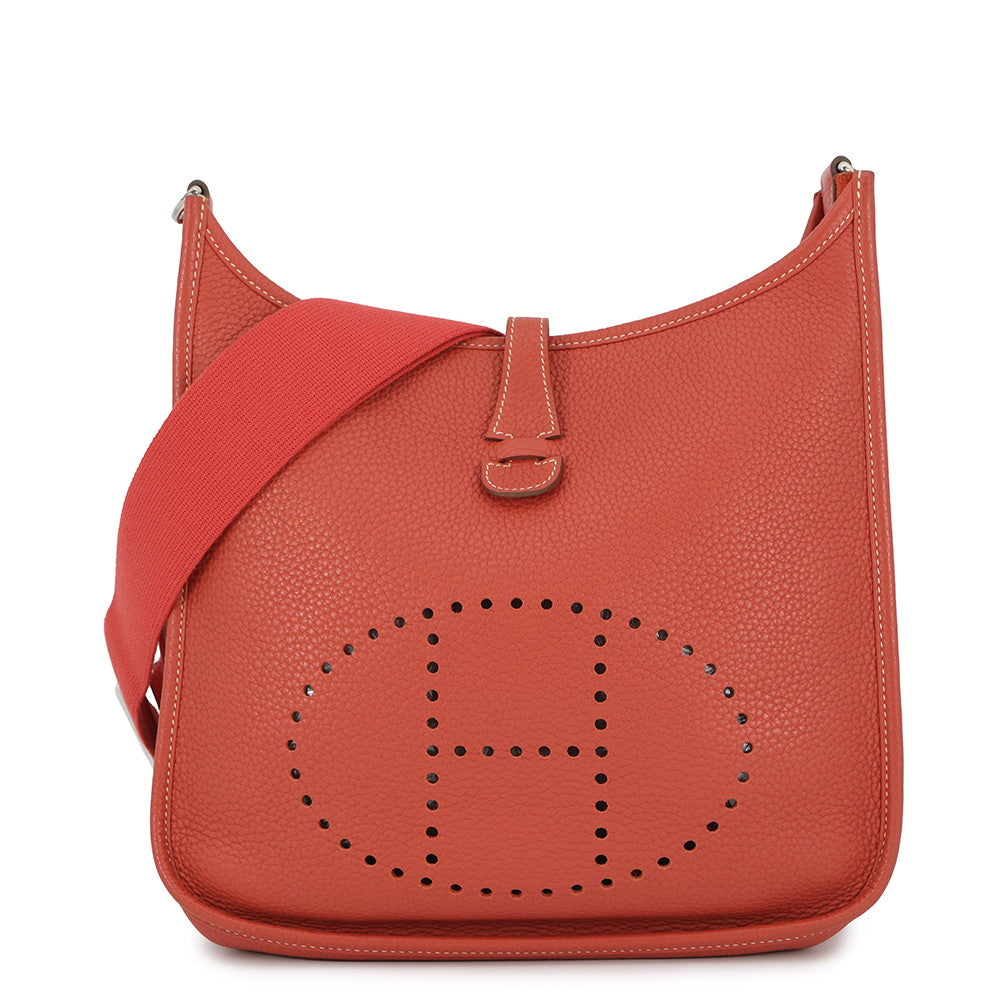 HERMES Evelyne 3 Sanguine Taurillon Clemence Size PM