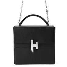 Load image into Gallery viewer, HERMES Cinetic 2way Bag Black Chevre Myzore Goatskin
