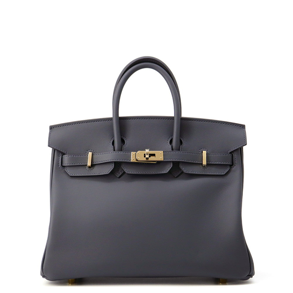 HERMES Birkin Ardoise Swift Leather Size 25
