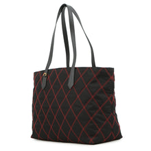 将图像加载到图库查看器中，PRADA Tote Bag Black1BG085 Nylon Saffiano LeatherLeather
