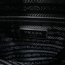 将图像加载到图库查看器中，PRADA Studded Shoulder Bag Black/White1BD118 Nylon Leather
