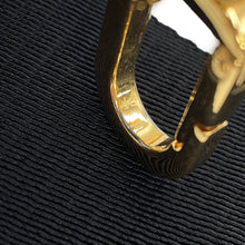 将图像加载到图库查看器中，PRADA Triangle Logo Brique Shoulder Bag Gold2VH070 Saffiano LeatherLeather
