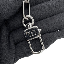 Load image into Gallery viewer, Dior Eyelet Detail Ladies D-JOY 2-Way Bag Navy Denim Size Medium
