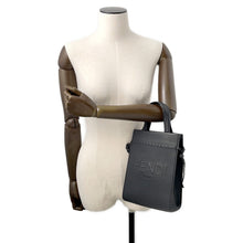 将图像加载到图库查看器中，FENDI Go To 2way Bag Black7VA584 Leather Size Small
