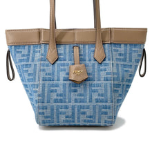 Load image into Gallery viewer, FENDI Origami Shoulder Bag Blue8BS083 Denim
