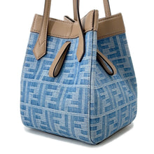 Load image into Gallery viewer, FENDI Origami Shoulder Bag Blue8BS083 Denim
