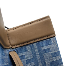 Load image into Gallery viewer, FENDI Origami Shoulder Bag Blue8BS083 Denim
