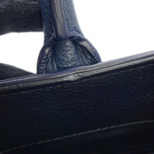 将图像加载到图库查看器中，CHANEL Neo Executive 2way Bag Black/NavyA69929 Leather Size Small
