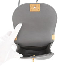 Load image into Gallery viewer, CHANEL Boy Chanel Shoulder Bag GrayAS3350 Caviar Leather
