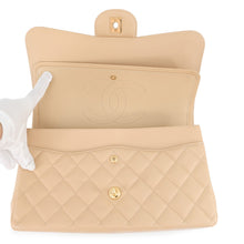 将图像加载到图库查看器中，CHANEL Matelasse ChainShoulder Bag BeigeA58600 Caviar Leather Size 30
