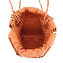 将图像加载到图库查看器中，CHANEL 22 Chain Bag OrangeAS3980 Lambskin Size Mini
