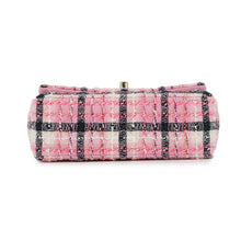 Load image into Gallery viewer, CHANEL Matelasse Chain Shoulder Bag Pink Tweed Size 20
