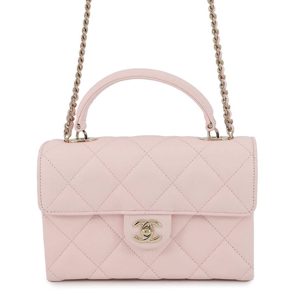 CHANEL Top handle 2wayBag PinkAP4568 Caviar Leather