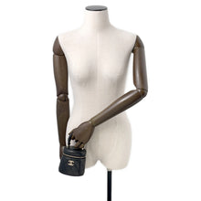 将图像加载到图库查看器中，CHANEL Mini Vanity Bag BlackAP2729 Lambskin
