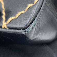 将图像加载到图库查看器中，CHANEL Wild Stitch ChainShoulder Bag Black Lambskin
