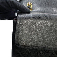 将图像加载到图库查看器中，CHANEL Jumbo Matelasse ChainShoulder Bag BlackA58601 Caviar Leather Size 34
