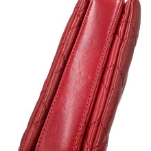 将图像加载到图库查看器中，CHANEL Matelasse ChainShoulder Bag Red Lambskin Size Mini
